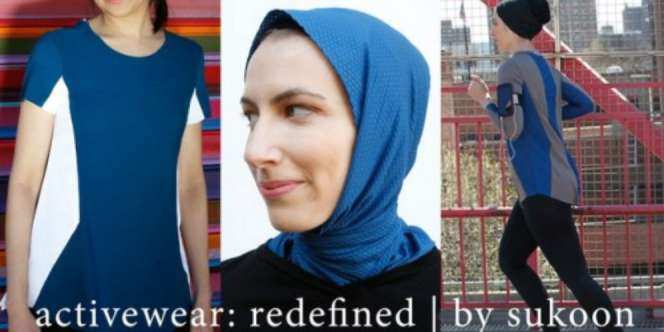 Hijaber New York Rancang Busana Olahraga Muslimah, Keren...
