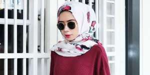 Tutorial Hijab Segiempat Ala Sonya