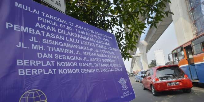 Kendaraan Ini Bebas dari Aturan Sistem Plat Ganjil Genap