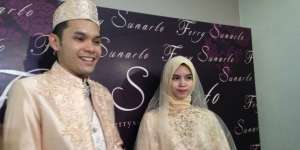 Anggunnya Busana Pengantin Syar`i Calon Istri Ben Kasyafani