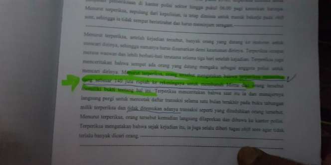 Ini Pengakuan Rangga di BAP Soal Dana Rp140 Juta