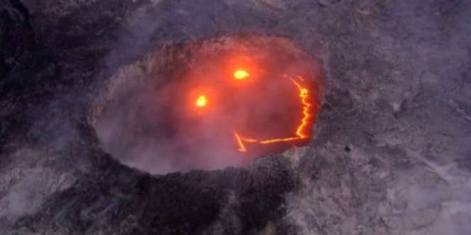 Misteri `Senyum` Menyeramkan Lava Gunung Berapi