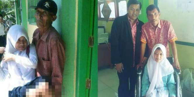 Semangat Pantang Menyerah Gadis Lumpuh Ukir Prestasi