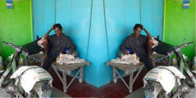 8 Tahun Tunggu Sang Istri, Lelaki Ini Tidur di Emperan