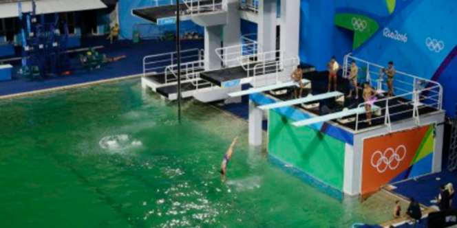 Terungkap! Misteri Kolam Renang Olimpiade yang Berubah Hijau
