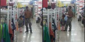 Tak Pakai Baju di Swalayan, Alasan Bapak Ini Bikin Haru 
