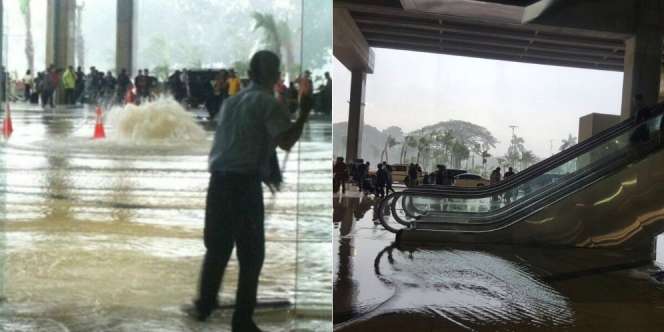 Baru Dibuka, Terminal 3 Ultimate Bandara Soetta Kebanjiran