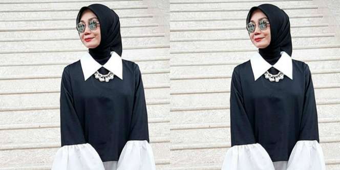 Gaya Hijab Elegan ala Okky Asokawati