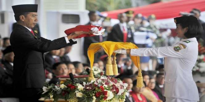 Nilam Sukma, Si Cantik Pembawa Baki Upacara Pengibar Bendera