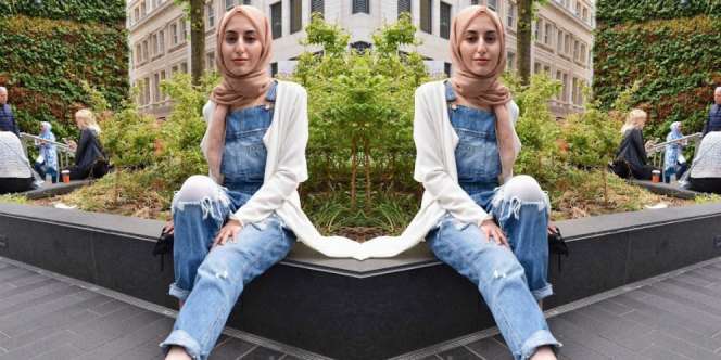 Mira: Trik Kenakan 'Overall' Denim untuk Hijaber