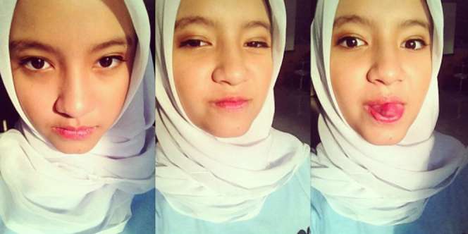 Intip Cantiknya Gloria Hamel Ketika Berhijab