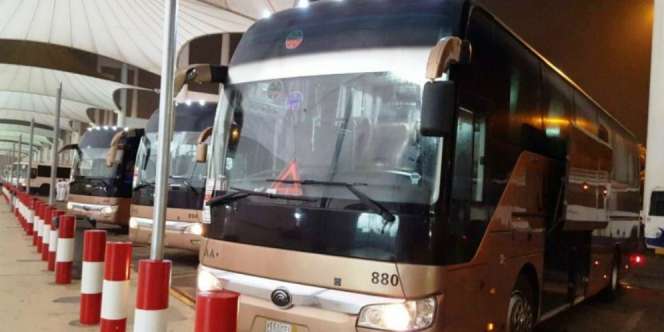 Pertama Kali, Jemaah Haji Indonesia Naik Bus Upgrade