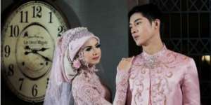 Kenakan Gaun Pengantin Berhijab, Yuki Kato Bikin Heboh Socmed