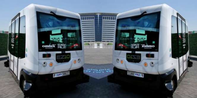 Mobil Shuttle Swakemudi Meluncur di Dubai