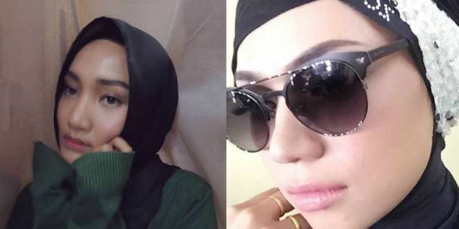 Gaya Hijab Fatin dan Indah Nevertari, Pilih Mana?