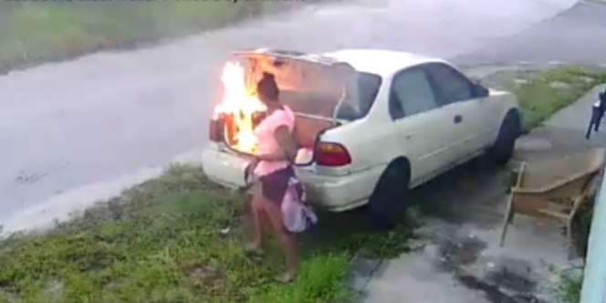 Ngamuk ke Mantan Pacar, Gadis Kalap Salah Bakar Mobil