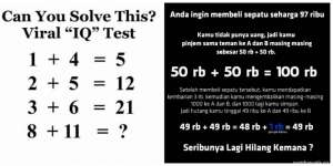 5 Soal Matematika yang Hebohkan Jagat Maya, Bisa Jawab?