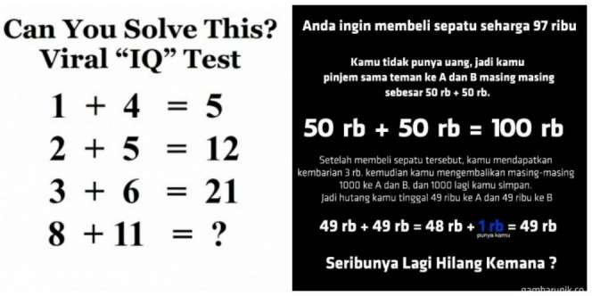 5 Soal Matematika yang Hebohkan Jagat Maya, Bisa Jawab?