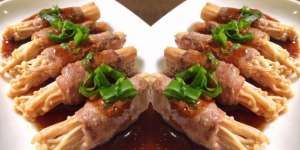 Resep Beef Enoki Roll, Bikin Sendiri Lebih Nikmat