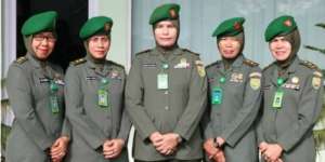 Tentara Wanita di Kodam Sriwijaya Boleh Berhijab