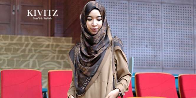 Padupadan Jilbab untuk Busana Warna Coklat