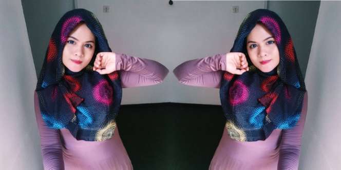 Dhea Shiendra: Tutorial Busana Hijab Pesta Menutup Dada