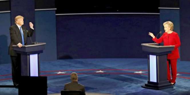 Rahasia Busana Merah Hillary Clinton Saat Tantang Donald Trump