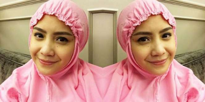Rina Nose Berhijab, Nagita Slavina : Semoga Bisa Cepat Nular