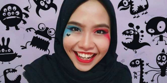 Safira Nisa: Trik Merias Wajah Biar Mirip `Harley Quinn`