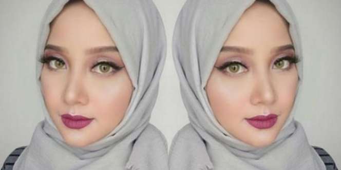 Linda Kayhz: Trik Melukis Wajah Bernuansa Burgundy