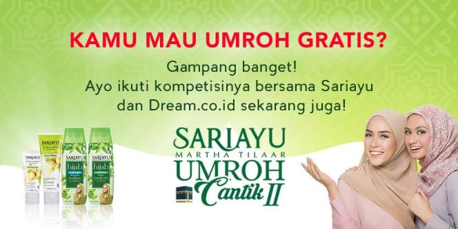 2 Tiket Umroh Gratis Buat `Sahabat Dream`, Ayo Daftar Sekarang