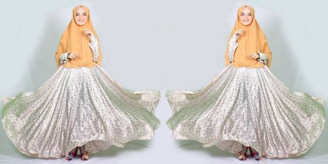 Sarah Gumelar: Fashion Hijab Syari Hijaber Mom