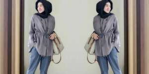 Sontek Gaya Hijaber Pakai Bell Bottom Pants