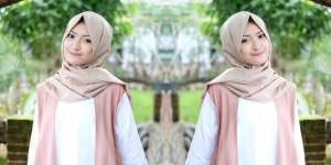 Sari Endah Pratiwi: 7 Gaya Hijab 'Scarf Denim'