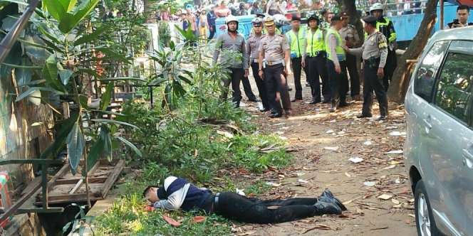 Pelaku Penyerang Kapolsek Tangerang Tewas Kehabisan Darah