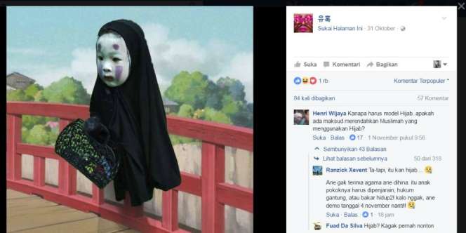 Heboh Kostum Halloween Disangka Hijab