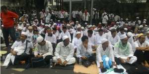 Demo 4 November, Menag Sholat Jumat Bareng Habib Rizieq