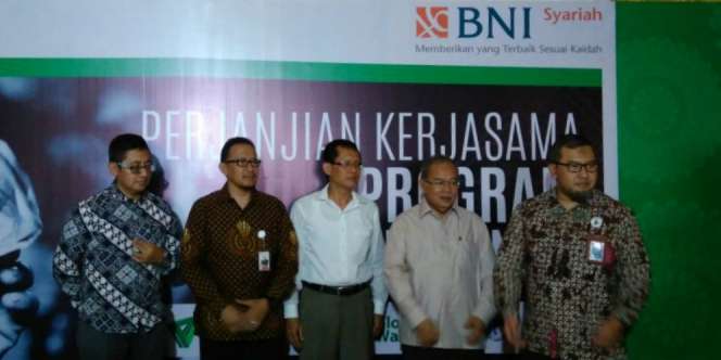 BNI Syariah Gandeng 5 Lembaga Penyalur Wakaf