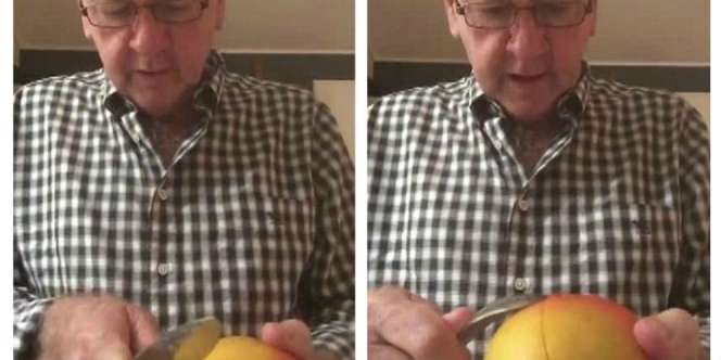 Trik Ajaib Kupas Mangga Pakai Sendok