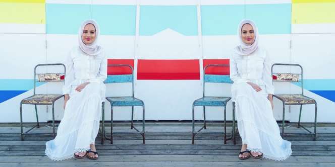 Ruba Zai: Tutorial Hijab Bahan Jersey, Cocok di Musim Hujan