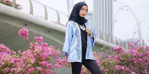 Ngetren Lagi, Bergaya Bohemian dengan Celana Cutbray