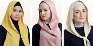 Pemakaian Hijab Tanpa Jarum Pentul Makin Modis