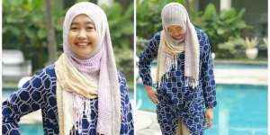 Nia Nastiti: Trik Kece Kenakan Tunik Asimetris