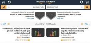 Jual Karpet Anjing Berlafaz Allah, Amazon Panen Kritik
