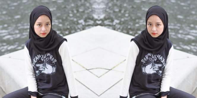 Gita Savitri: 'OOTD' Hijaber Mirip Artis Korea