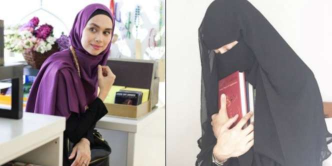 Hijrah Menggetarkan Hati Si Model Seksi, Kini Bercadar