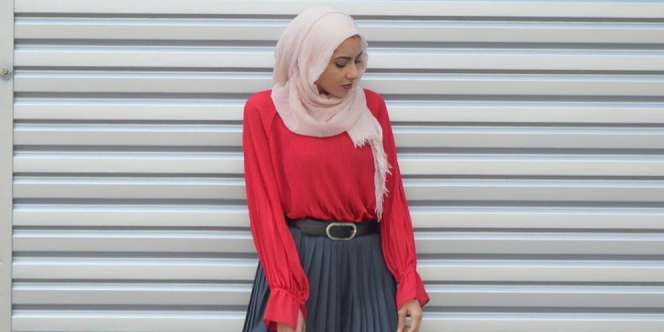 Summer Albarcha: Inspirasi Celana Palazzo Hijaber Amerika