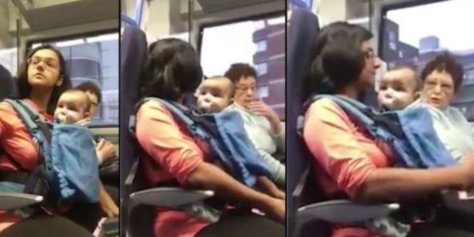 Teganya! Bawa Bayi, Si Ibu Malah Dilarang Duduk Seorang Nenek