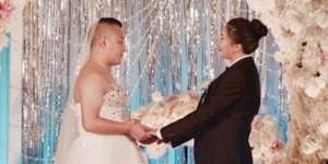 Tak Mau Terlihat Gendut, Mempelai Bertukar Baju Nikah