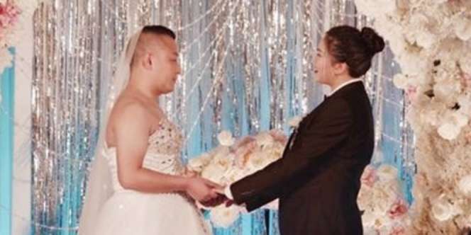 Tak Mau Terlihat Gendut, Mempelai Bertukar Baju Nikah